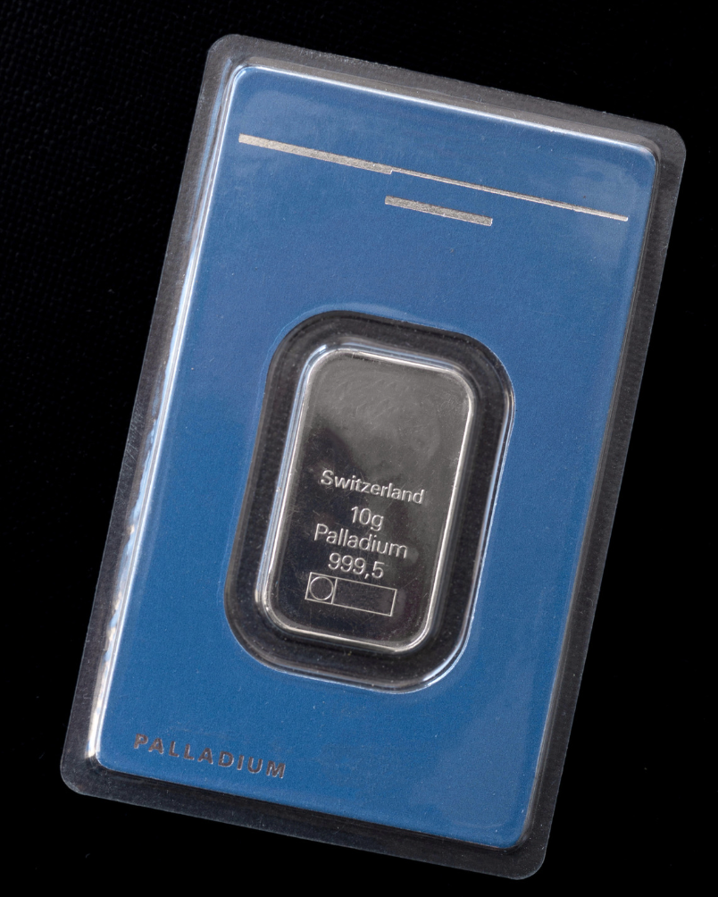 Image of a palladium bar