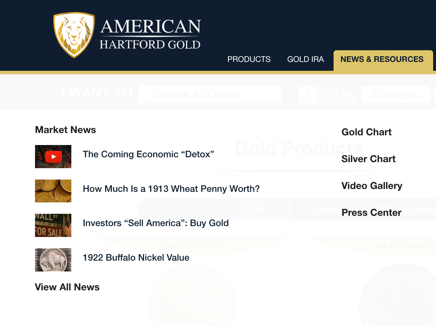 Image from the American Hartford Gold website news & resources page